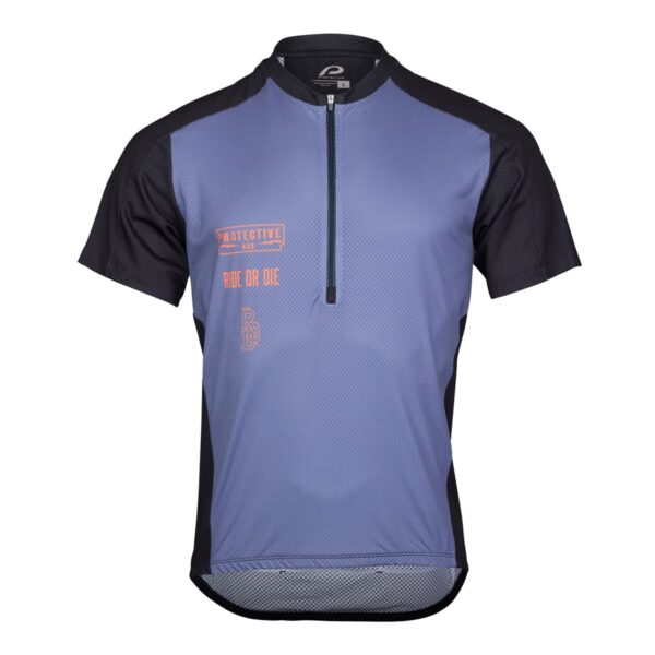 Trikot Herren P-Highwayman in Schwarz, Vorderansicht