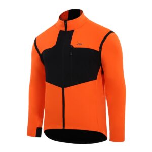 Softshelljacke Herren P-Fix me in Neonorange, Vorderansicht