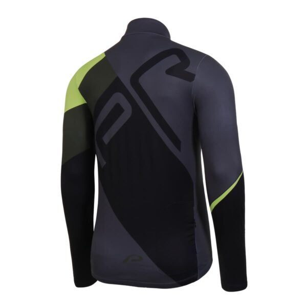 Langarmtrikot Herren P-Henry Lee in Anthrazit, Rückansicht