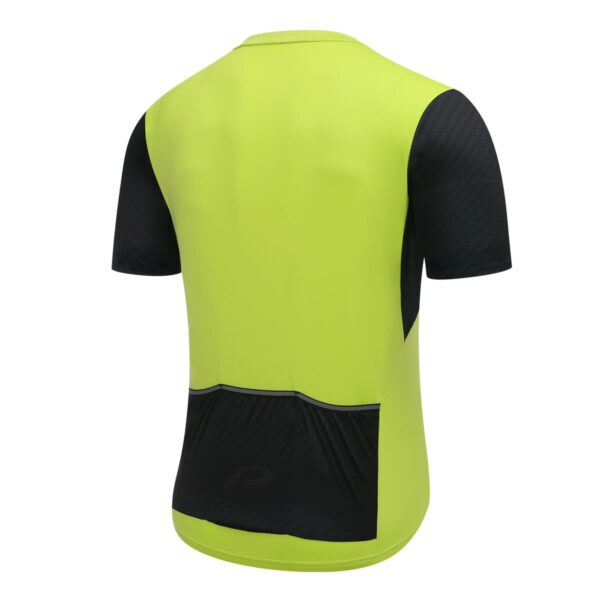 Trikot Herren P-Move in Limette, Rückansicht