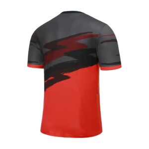 Shirt Herren P-On Acid in Feuerrot, Rückansicht