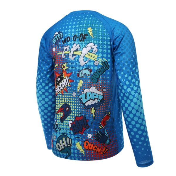 Shirt Herren P-Boom !!! in Blau, Rückansicht