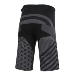 Fahrradhose Herren P-Meteor pant in Schwarz, Rückansicht