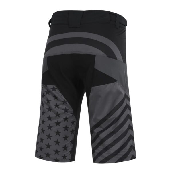 Fahrradhose Herren P-Meteor pant in Schwarz, Rückansicht