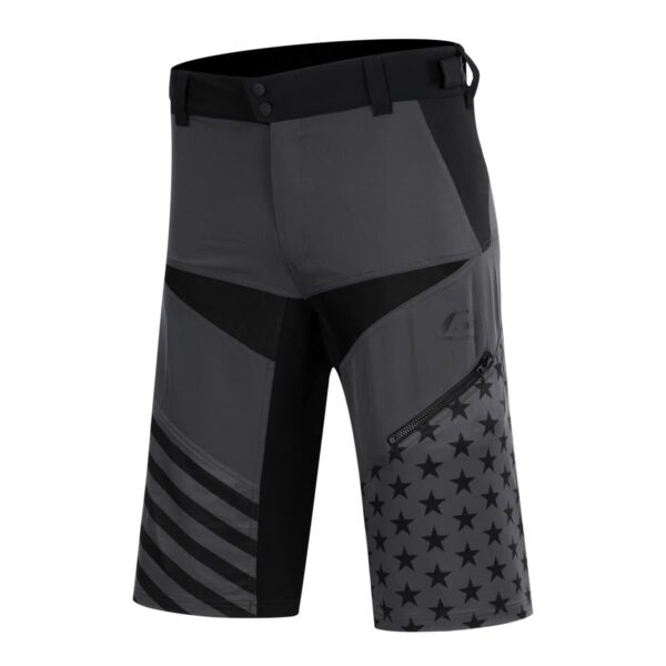 Fahrradhose Herren P-Meteor pant in Schwarz, Vorderansicht