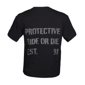 T-Shirt Damen P-Lucky W in Schwarz, Rückansicht