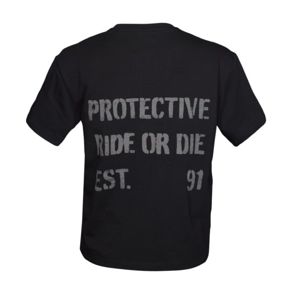 T-Shirt Damen P-Lucky W in Schwarz, Rückansicht