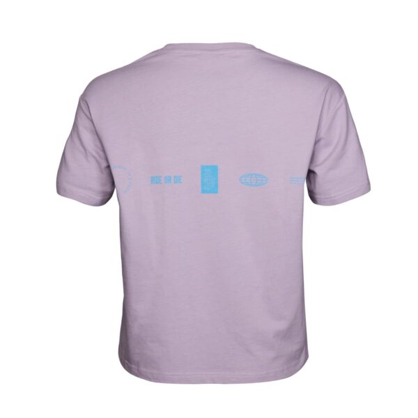 T-Shirt Damen P-Lucky W in Violett, Rückansicht