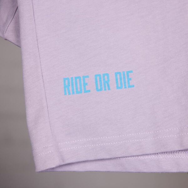 T-Shirt Damen P-Lucky W in Violett, Detailansicht 6