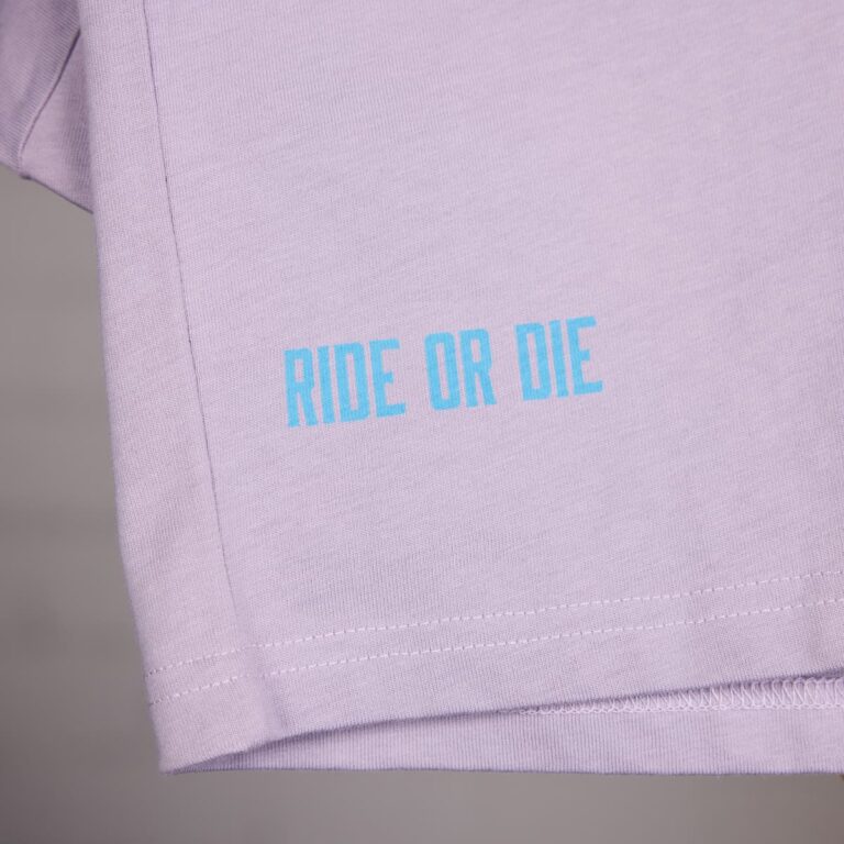 T-Shirt Damen P-Lucky W in Violett, Detailansicht 6
