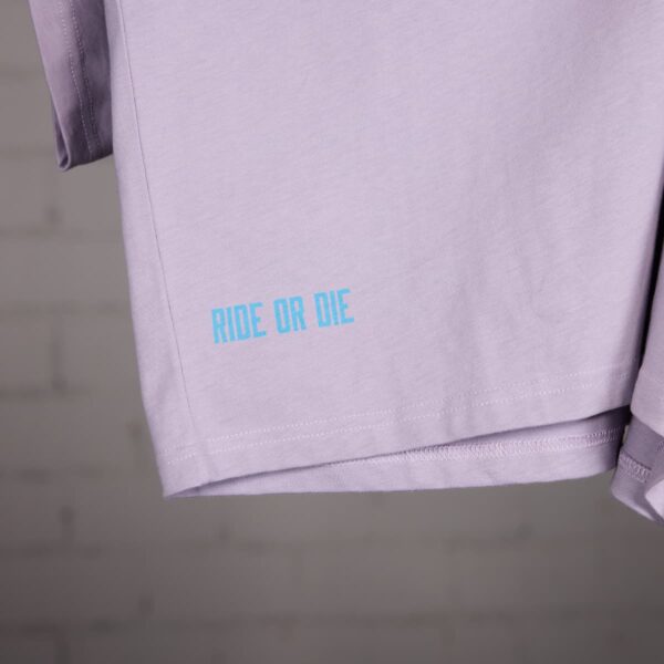 T-Shirt Damen P-Lucky W in Violett, Detailansicht 8