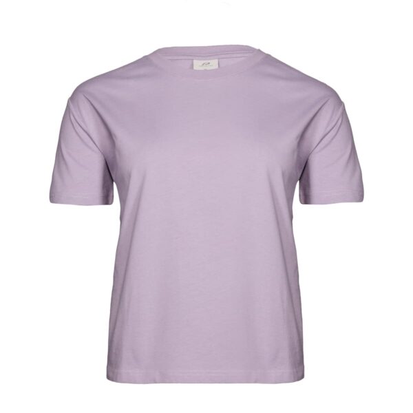 T-Shirt Damen P-Lucky W in Violett, Vorderansicht