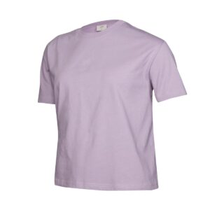 T-Shirt Damen P-Lucky W in Violett, Seitenansicht