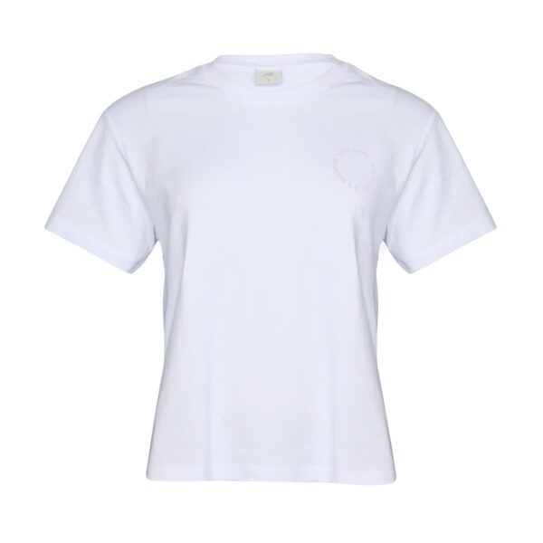 T-Shirt Damen P-Lucky W in Weiß, Vorderansicht