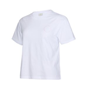 T-Shirt Damen P-Lucky W in Weiß, Seitenansicht