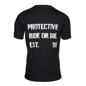 T-Shirt Herren P-Lucky in Schwarz, Rückansicht