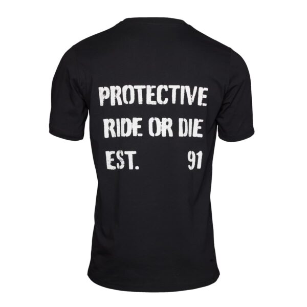 T-Shirt Herren P-Lucky in Schwarz, Rückansicht