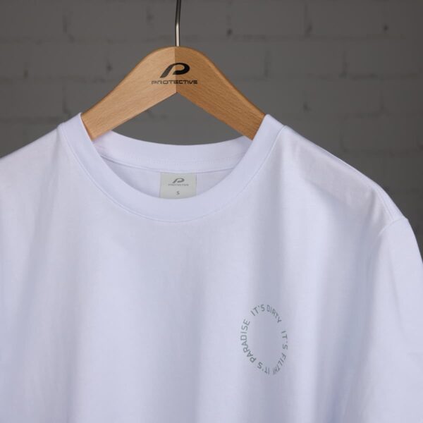 T-Shirt Herren P-Lucky in Weiß, Detailansicht