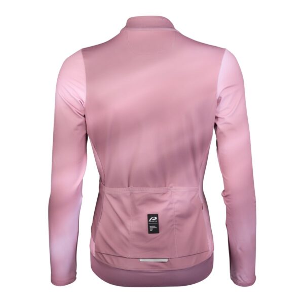 Gravel Langarmtrikot Damen P-Mystery LS W in Mauve, Rückansicht