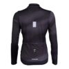 Gravel Langarmtrikot Damen P-Mystery LS W in Schwarz, Rückansicht