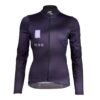 Gravel Langarmtrikot Damen P-Mystery LS W in Schwarz, Vorderansicht
