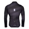 Gravel Langarmtrikot Herren P-Mystery LS in Schwarz, Rückansicht