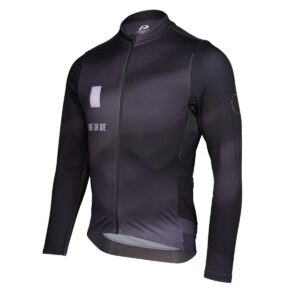 Gravel Langarmtrikot Herren P-Mystery LS in Schwarz, Seitenansicht