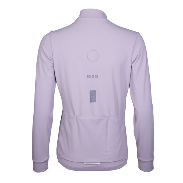 Langarmtrikot Damen P-Drift W in Violett, Rückansicht