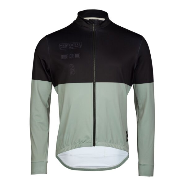 Langarmtrikot Herren P-Minds Eye in Hellgrün, Vorderansicht