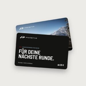 Geschenkgutschein von PROTECTIVE mit Logo